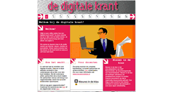 Desktop Screenshot of dedigitalekrant.nl