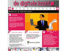 Tablet Screenshot of dedigitalekrant.nl